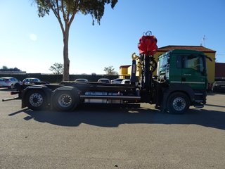 MAN TGS 26 480-CAMIONES GANCHO+GRUA