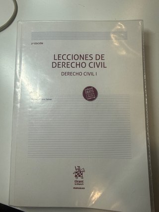 Lecciones de derecho civil Derecho civil. I