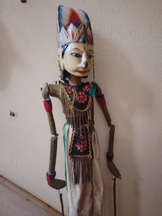Marioneta Wayang Golek Java Indonesia