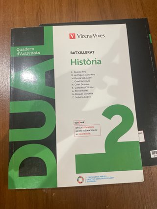 Història, 2 Batxillerat, Dual Quadern d'activitats