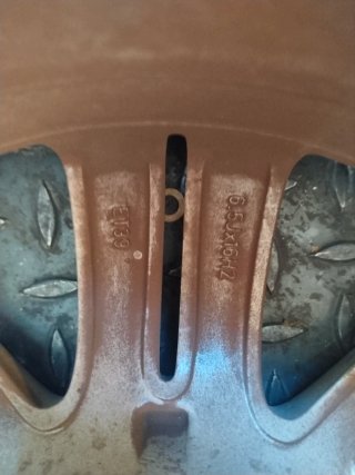 2 Llantas Opel Astra 16 pulgadas