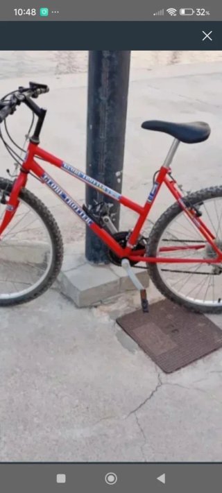 Bicicleta roja talla M
