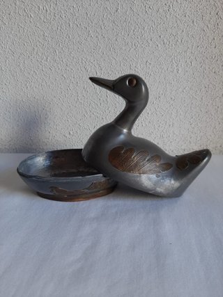 Caja Joyero Vintage con Forma de Pato
