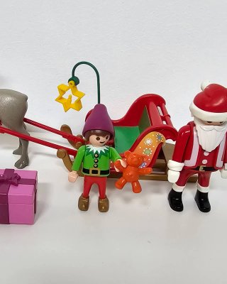 Trineo de Navidad Playmobil con Reindeer