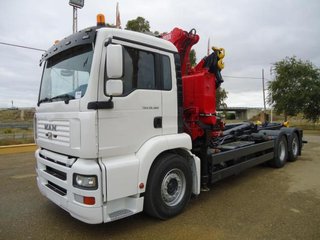 MAN TGA 26 360-CAMIONES GANCHO+GRUA