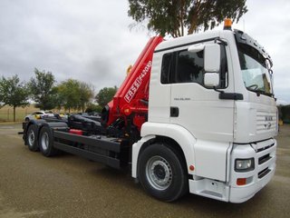 MAN TGA 26 360-CAMIONES GANCHO+GRUA