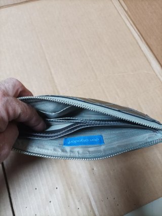 Bolso de mano plateado mujer