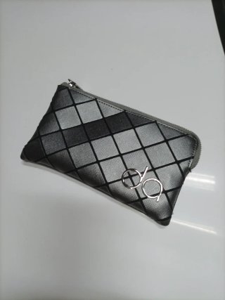 Bolso de mano plateado mujer
