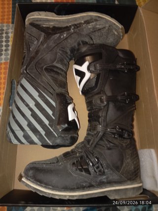 Botas Acerbis Motocross Enduro Negras
