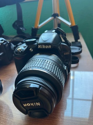 Pack 2 Cámaras Nikon D5600 y D3100 con Accesorios
