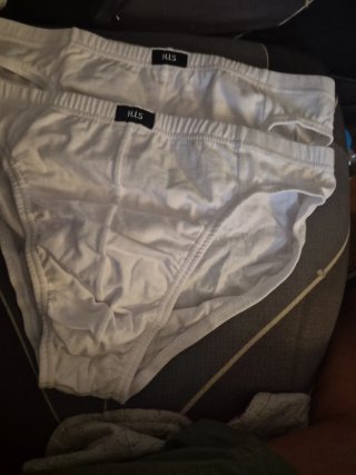 Pack de 2 slips H.I.S blancos talla M