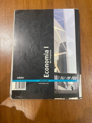 Economia de l'empresa I, Batxillerat