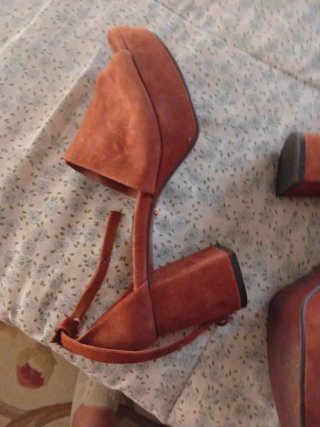 Sandalias Uterqüe Marrones Talla 38