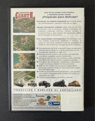 Industry Giant II PC CD-ROM – Completo en castella