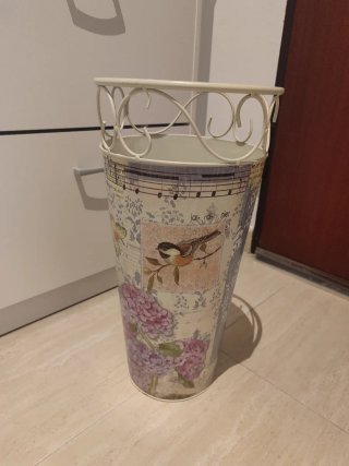 Paragüero de Metal con Estampado Floral