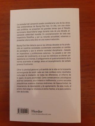 Sociedad del Cansancio, La
