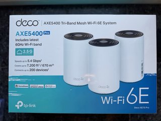 Sistema Mesh TP-Link Deco XE75 Pro WiFi 6E (3 uds)