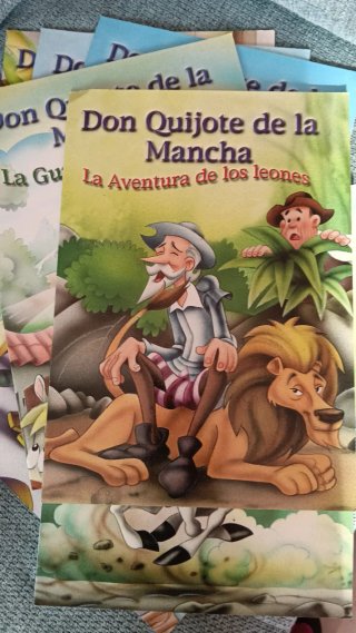 Don Quijote. Aventuras varias. Niños