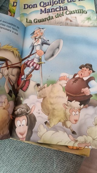 Don Quijote. Aventuras varias. Niños