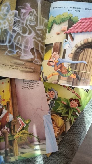 Don Quijote. Aventuras varias. Niños