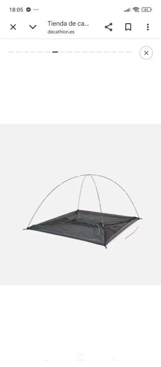 Carpa Decathlon 3 personas Fresh & Black