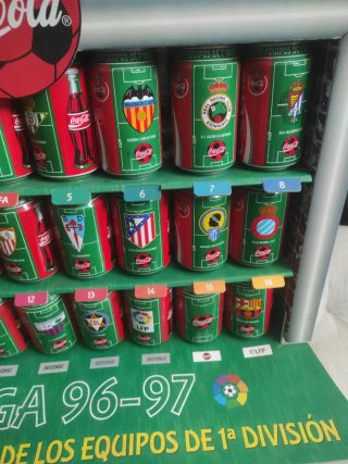 Colección Latas Coca-Cola Liga 96-97