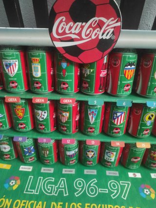 Colección Latas Coca-Cola Liga 96-97