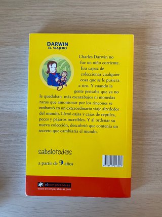 Libro Darwin el viajero, colección sabelotod@s