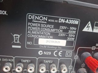 Amplificador Denon DRA-300M Negro