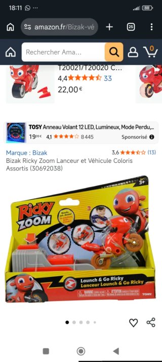 Motos con Lanzadores Ricky Zoom