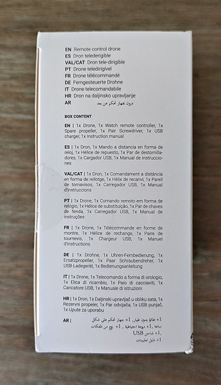 MINI DRON TELEDIRIGIDO MANDO RELOJ ALE-HOP NUEVO