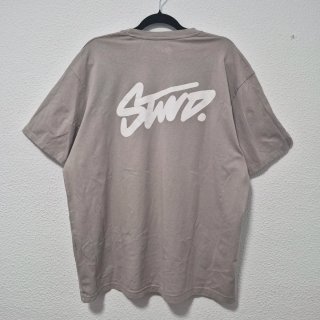 Camiseta Pull&Bear STWD Gris Oversize XXL