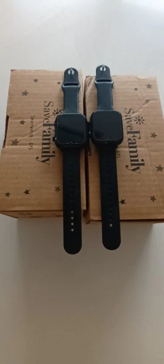 2 Relojes Smartwatch SaveFamily Negros