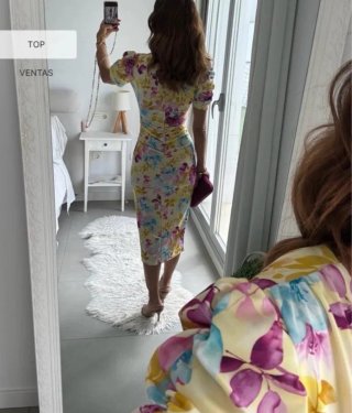 Vestidos largos estampados talla única