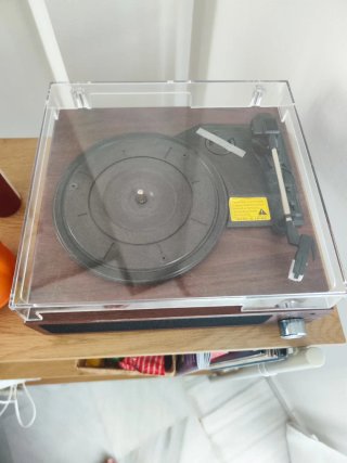 Tocadiscos Madera Marrón