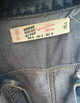 Cazadora vaquera Zara azul