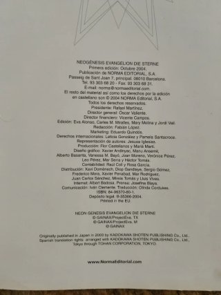 Die Sterne Neogénesis Evangelion
