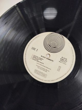Black Sabbath Paranoid vinilo original 1970