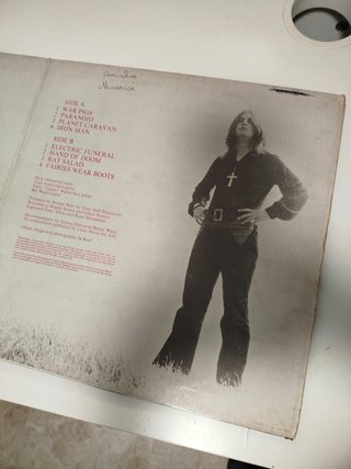 Black Sabbath Paranoid vinilo original 1970