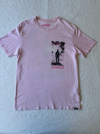 Camiseta rosa Pull&Bear STWD "Intelligible World"