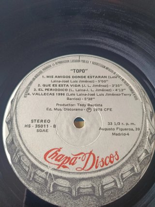 Vinilo Topo