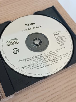 CD Saxon - Solid Ball Of Rock