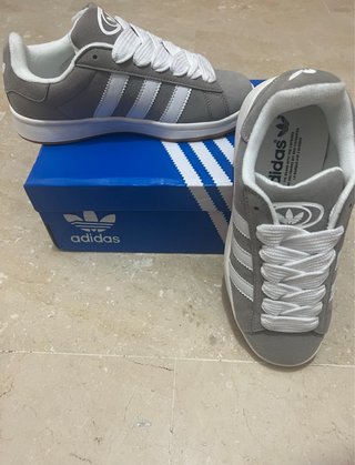 Adidas Bambas Grises y Blancas