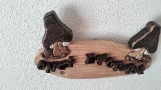 Letrero de madera Ongi Etorri