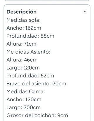 Sofá cama IKEA gris  muy funcional,