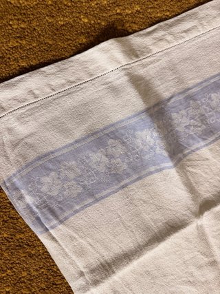 Set 4 teli in lino vintage