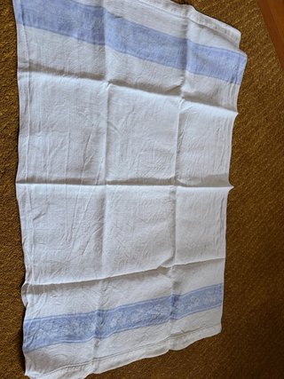 Set 4 teli in lino vintage