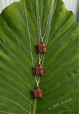 Collar hecho a mano estrella de mar