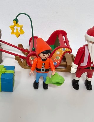 Trineo Navideño Playmobil con Reno