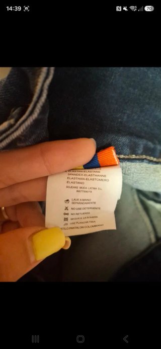 Falda pantalón vaquera Talla M